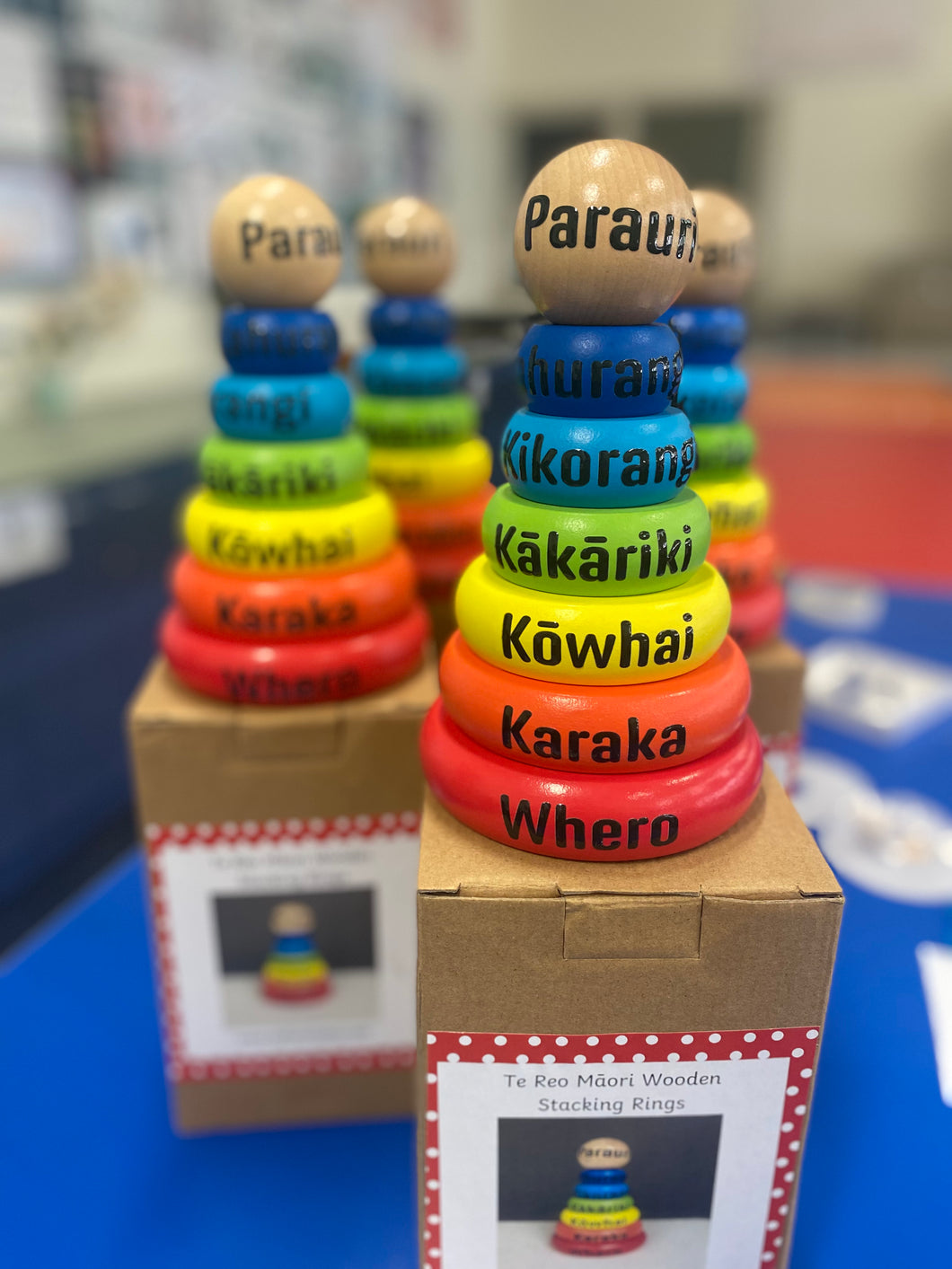 Te Reo Māori Stacking Rings